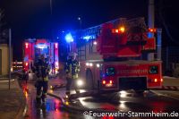 Feuerwehr Stammheim - Brand in Mehrfamilienhaus - 16 Bild: beckerpics.de